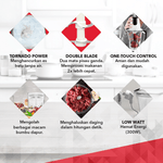 Magic Food Chopper CH-200 Mitochiba – Multi Fungsi Blender Bumbu & Daging, Es Batu dll