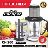 Magic Food Chopper CH-200 Mitochiba – Multi Fungsi Blender Bumbu & Daging, Es Batu dll